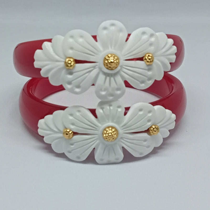 Sakha Pola Bangle with Conch Shell Design – Sakhari Sakhapola