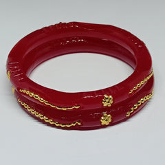Gold Plated Charming Pola Bangles