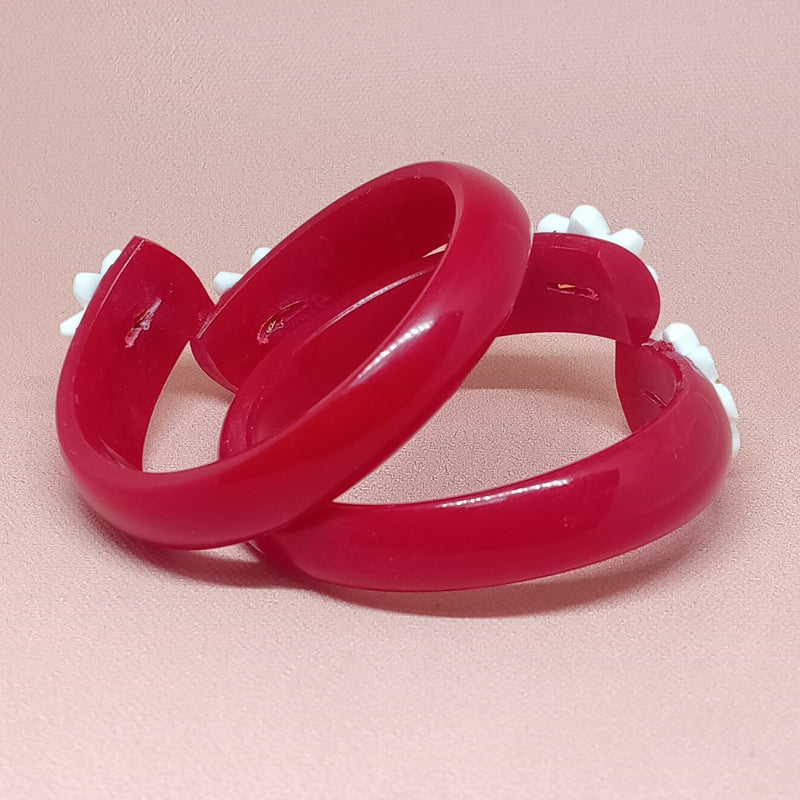 Sakha Pola Bangle with Conch Shell