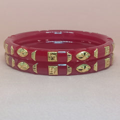 Gold Plated Pola Bangles