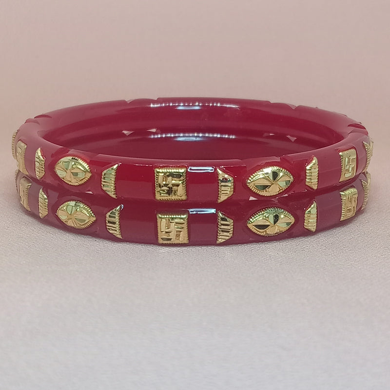Gold Plated Pola Bangles