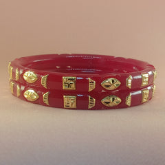 Gold Plated Pola Bangles