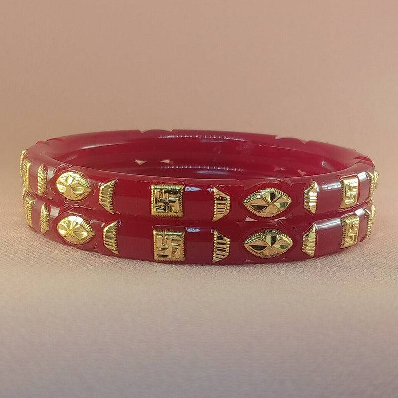 Gold Plated Pola Bangles