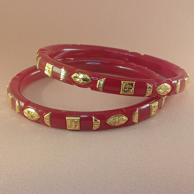 Gold Plated Pola Bangles