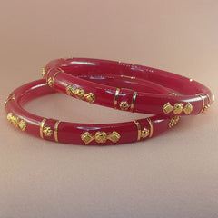 Gold Plated Pola Bangles