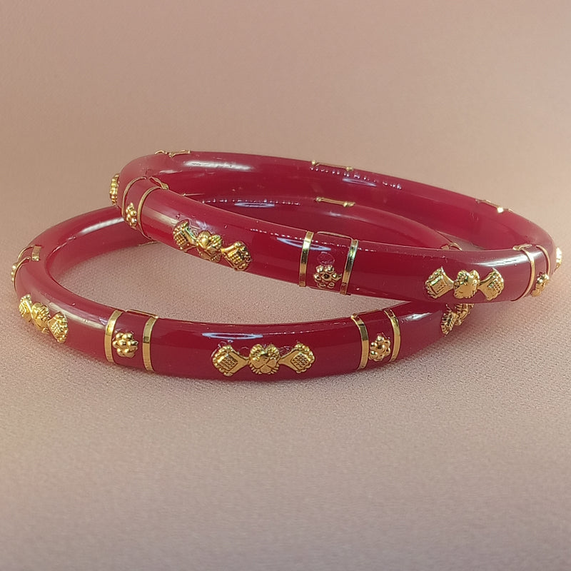 Gold Plated Pola Bangles