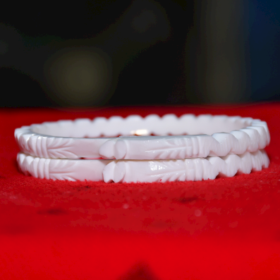 Shakha Pola Bangles Design Bengali Bangles White And Red Original