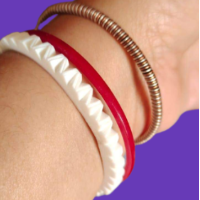 Narrow Design Ultra Thin Shakha For Woman 1 Pair - Sakhari Sakhapola