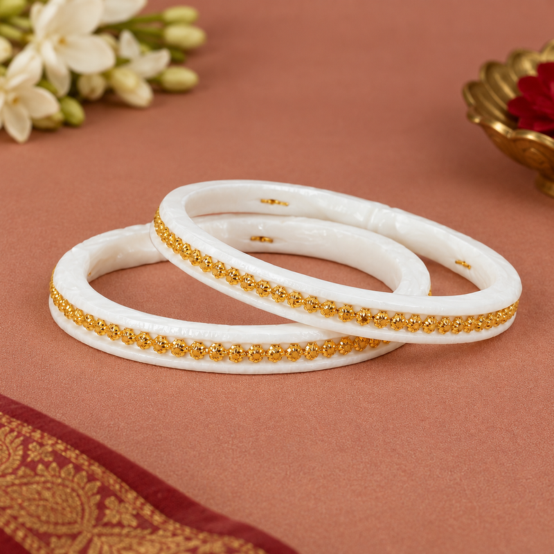 Gold-Plated Badhano Sakha Bangles