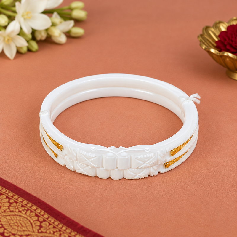 Gold-Plated Badhano Sakha Bangles