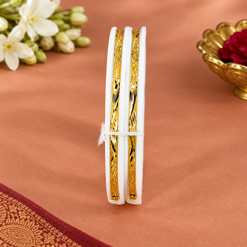 Gold-Plated Badhano Sakha Bangles